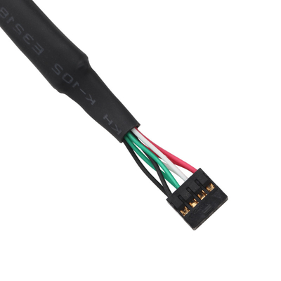 51110-0860 Panel Mount Cable 28awg Panel Mount Dual Usb Socket 2.00mm Pitch